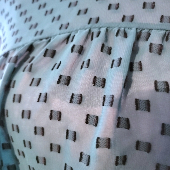 Merona Dark Emerald Green Sheer Top - Picture 2 of 5